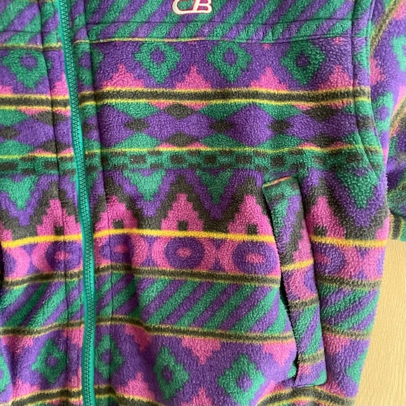 CB Sports 1980’s Vintage Fleece Jacket - Picture 3 of 6